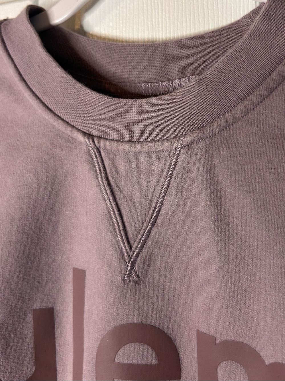 Lululemon All Yours Crew *Graphic- Violet Verbena/ Size 6 - Picture 7 of 9